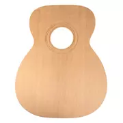Se unió a la tapa de resonancia Sitka Spruce para guitarra acústica, OM, torrefactado