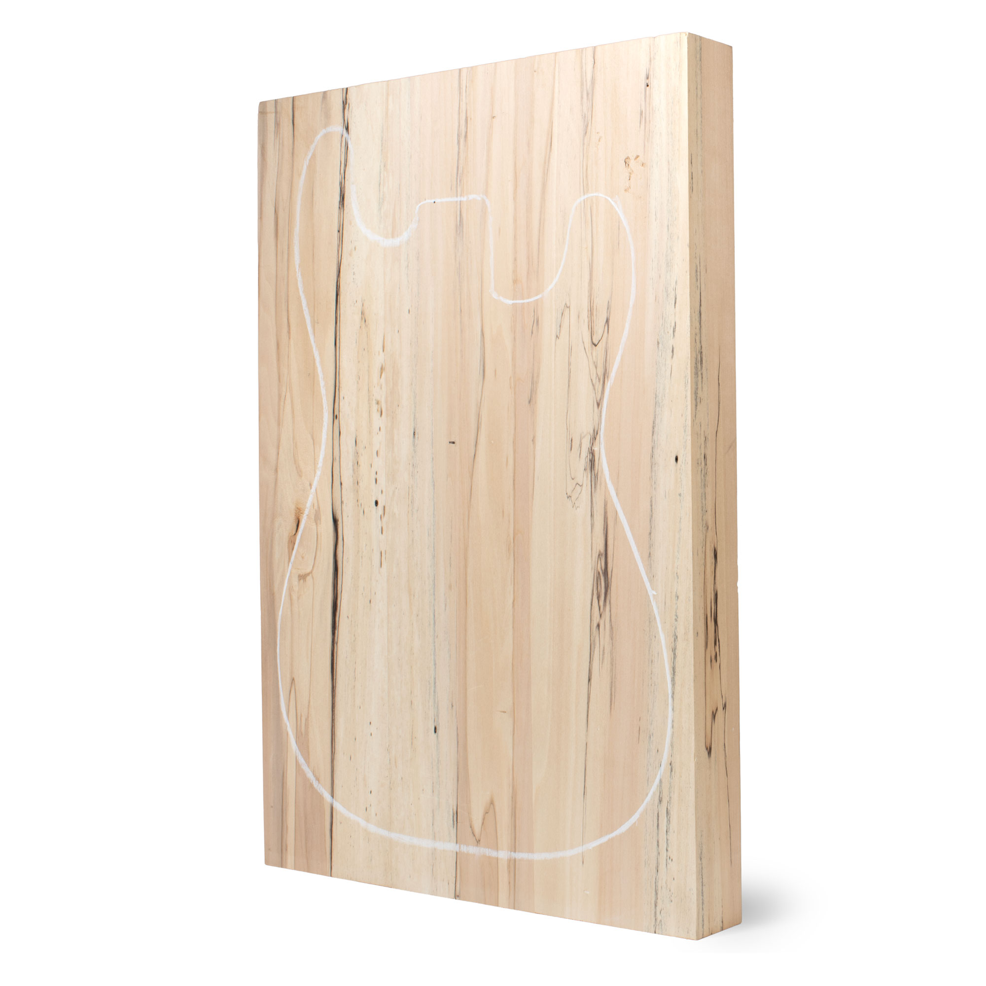 Spalted Basswood Body Blank, 3-Piece