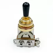 AxLabsselector toggle de 4-Pole, 3 posiciones, dorado