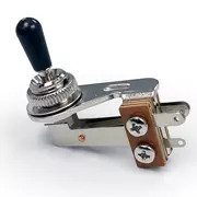 AxLabsselector toggle de 4-Pole en ángulo recto de 3 posiciones, níquel