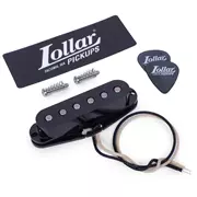 Recogidas Lollar para Strat - Exclusivamente para StewMac, Bridge Position, Black Cover