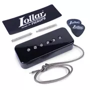 Camionetas Lollar Soapbar P-90 - Exclusivamente para StewMac, Bridge Position, cubierta negra