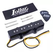 Lollar Pickups para bajo de jazz bajo - Exclusivamente para StewMac, Bridge Position, Black Cover