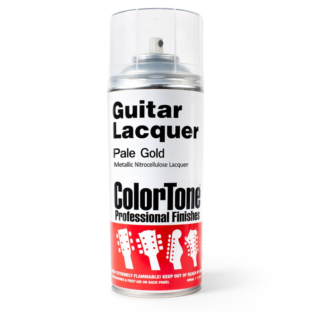 Laca en aerosol ColorTone para guitarra, Pale Gold
