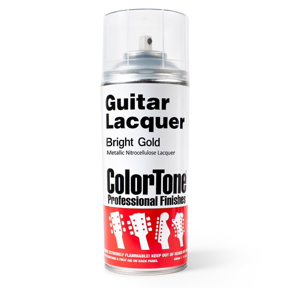 Laca en aerosol ColorTone para guitarra, Bright Gold
