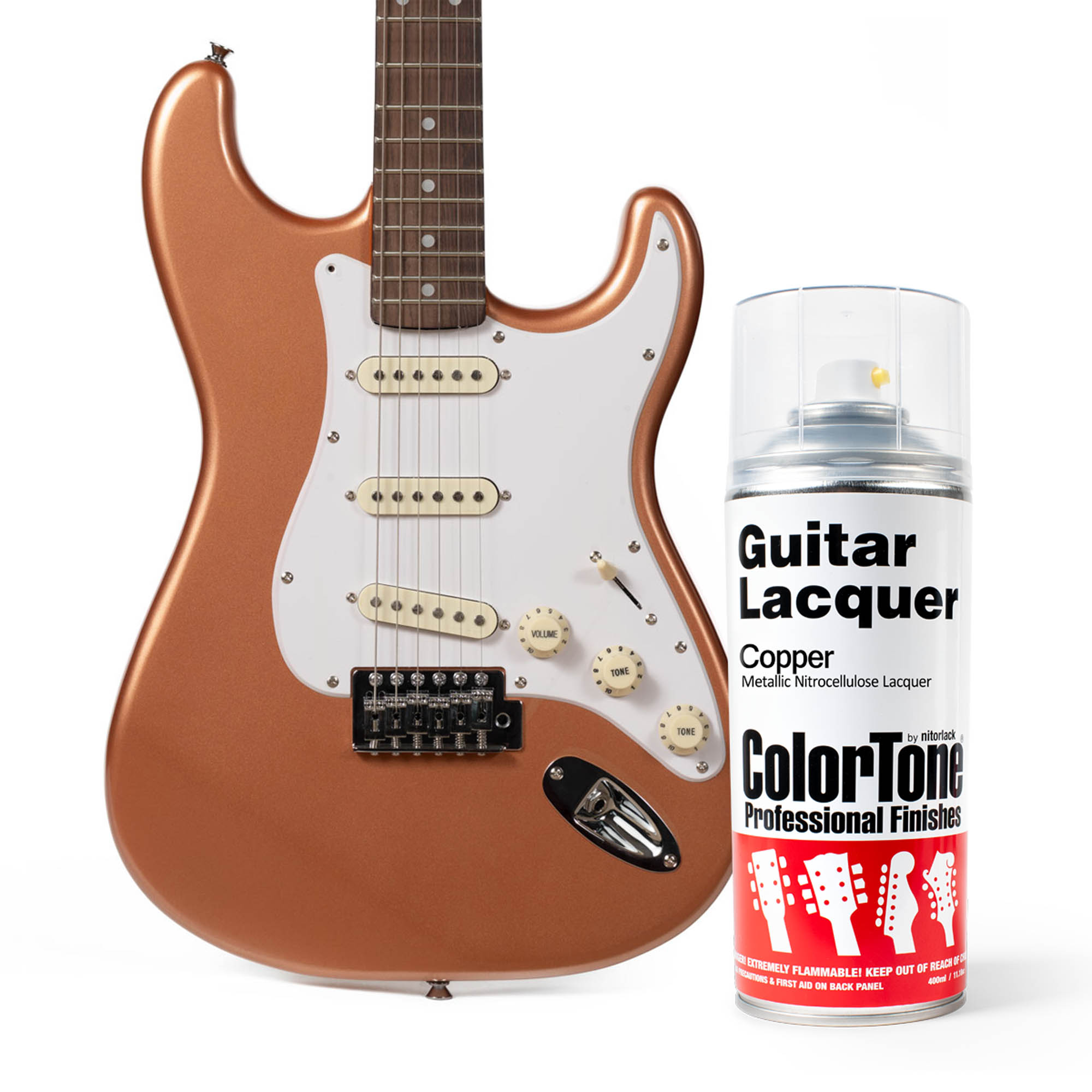 Laca en aerosol ColorTone para guitarra, Copper