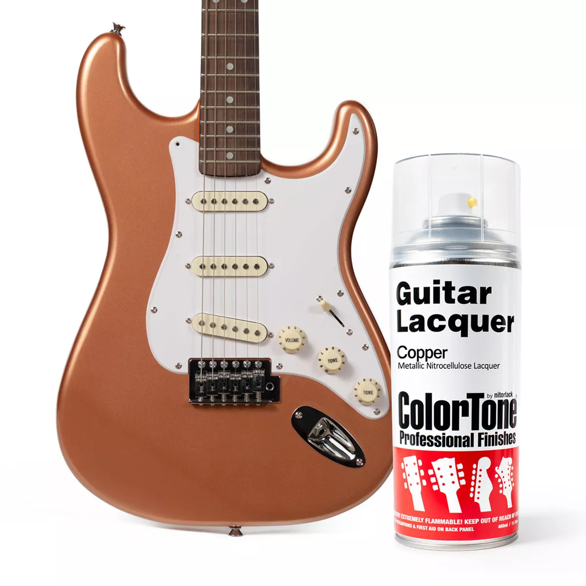 Laca en aerosol ColorTone para guitarra, Copper Laca en aerosol ColorTone para guitarra, Copper