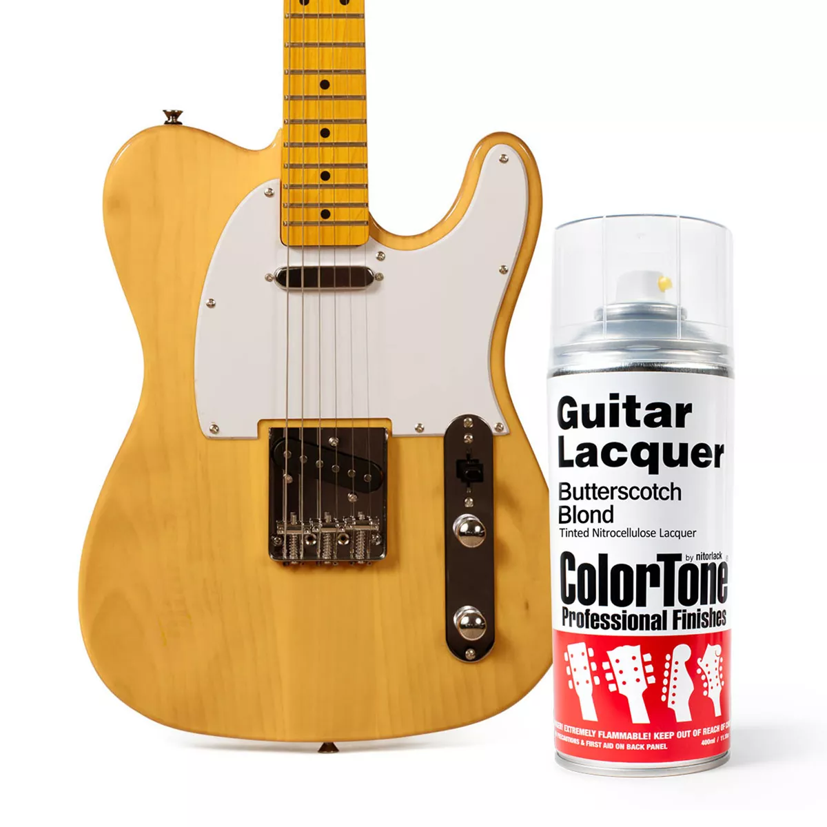 Laca en aerosol ColorTone para guitarra, Butterscotch Blonde Laca en aerosol ColorTone para guitarra, Butterscotch Blonde