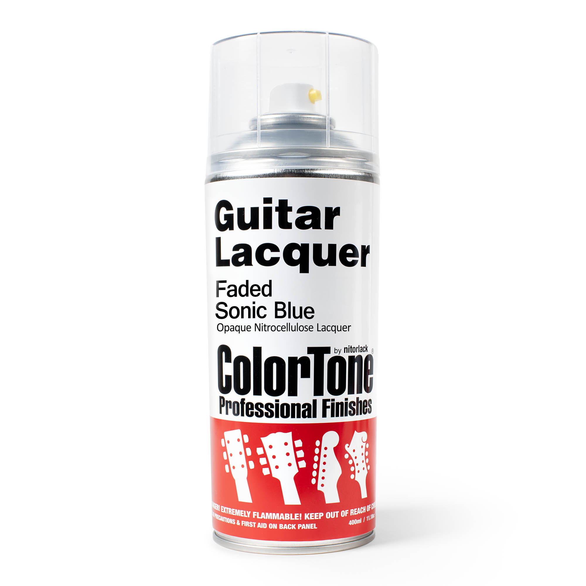Laca en aerosol ColorTone para guitarra, Faded Sonic Blue