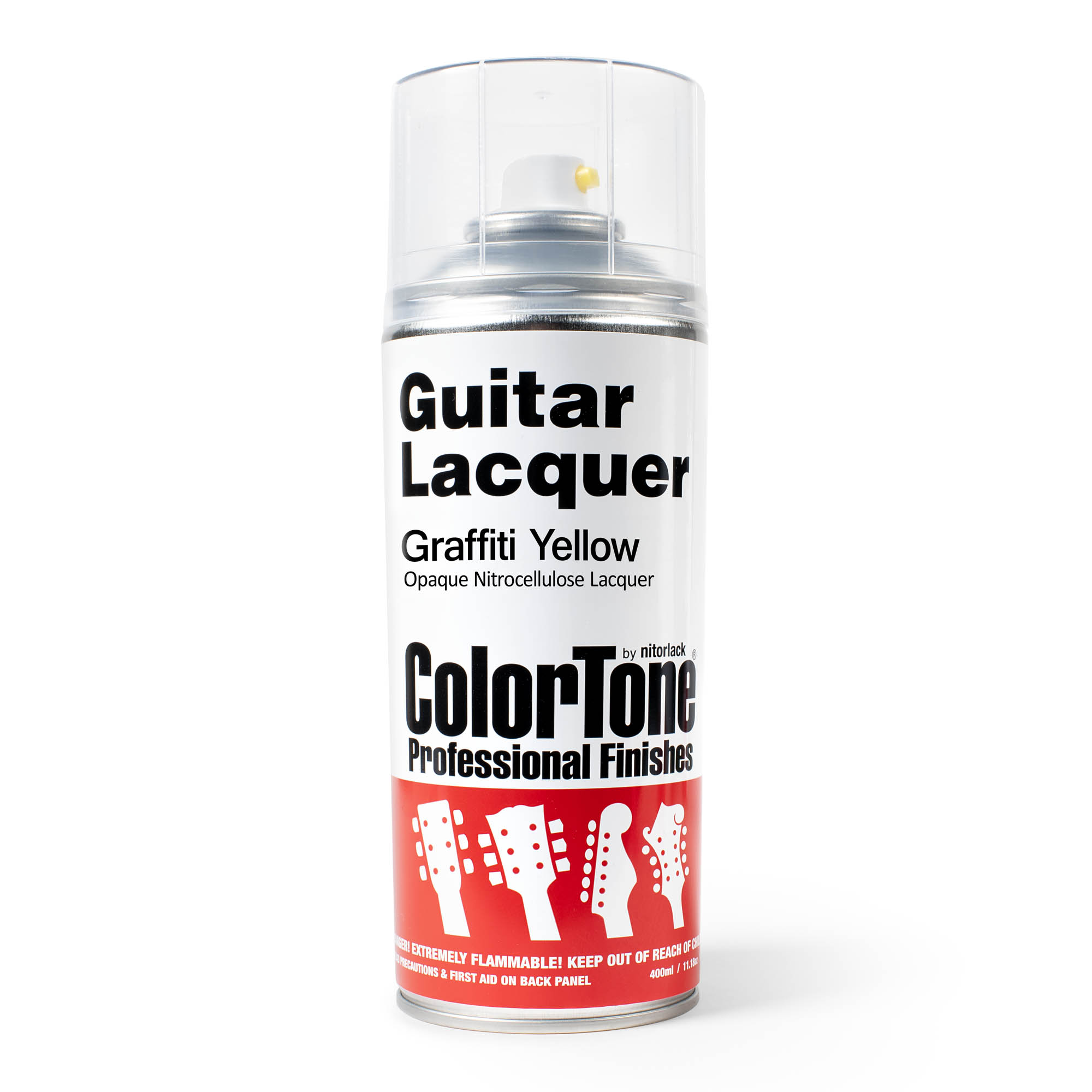 Laca en aerosol ColorTone para guitarra, Graffiti Yellow
