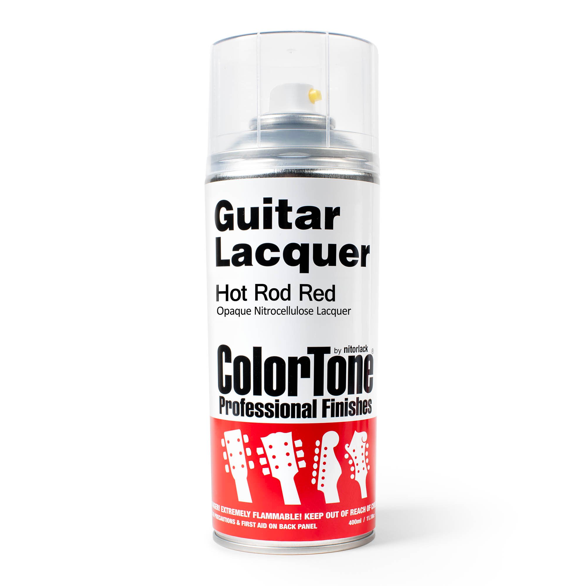 Laca en aerosol ColorTone para guitarra, Hot Rod Red