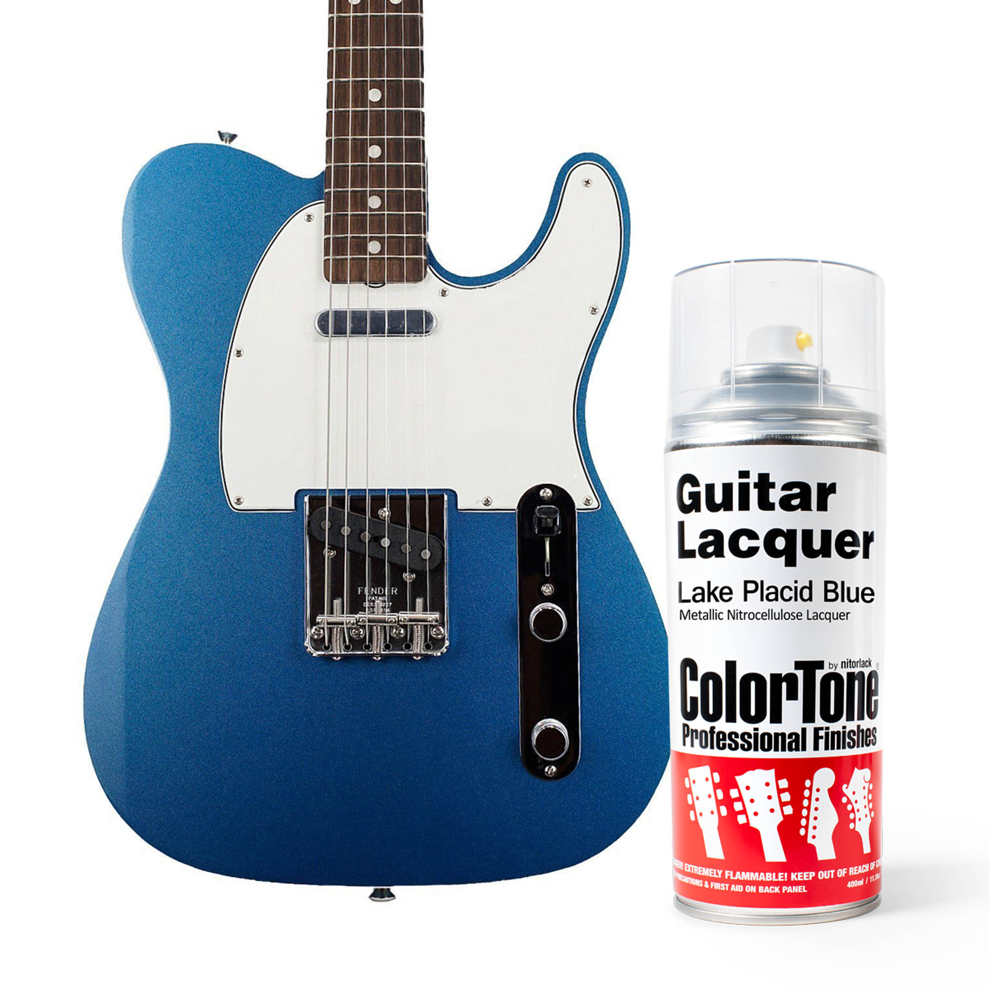 Laca en aerosol ColorTone para guitarra, Lake Placid Blue Laca en aerosol ColorTone para guitarra, Lake Placid Blue