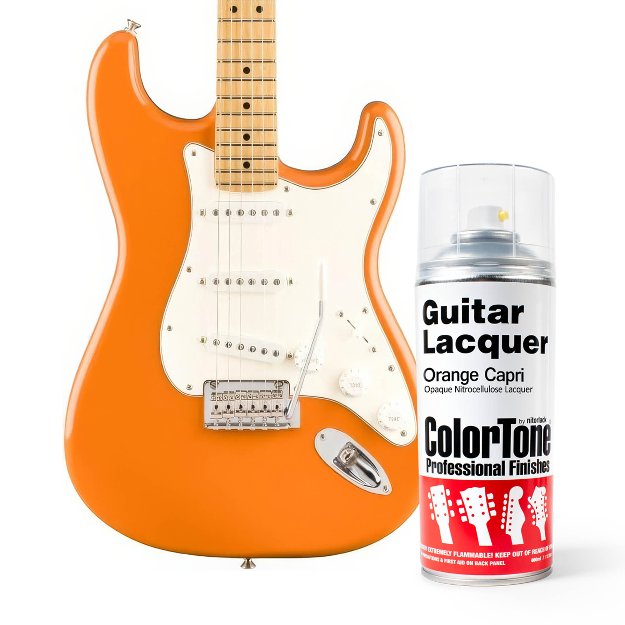 Laca en aerosol ColorTone para guitarra, Orange Capri Laca en aerosol ColorTone para guitarra, Orange Capri