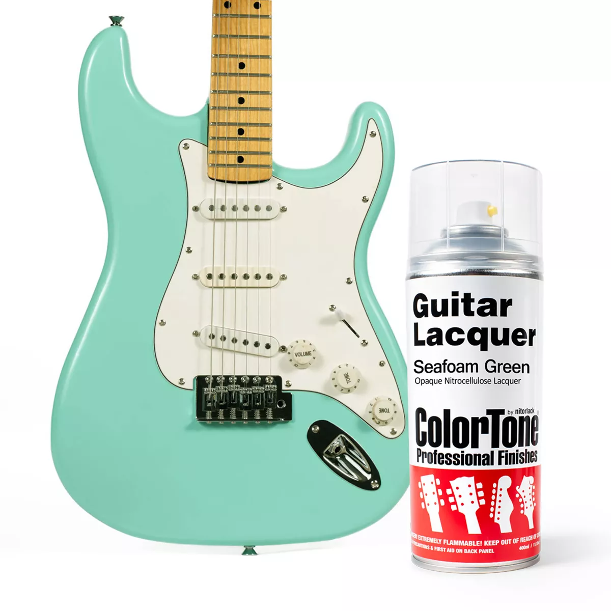 Laca en aerosol ColorTone para guitarra, Seafoam Green Laca en aerosol ColorTone para guitarra, Seafoam Green