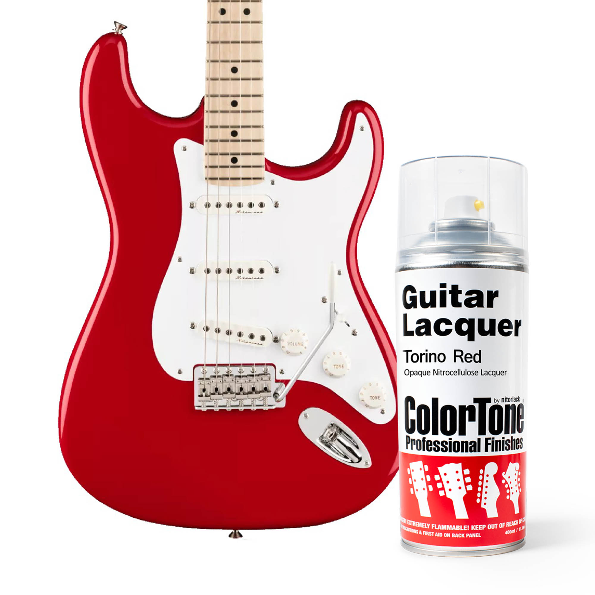 Laca en aerosol ColorTone para guitarra, Torino Red Laca en aerosol ColorTone para guitarra, Torino Red