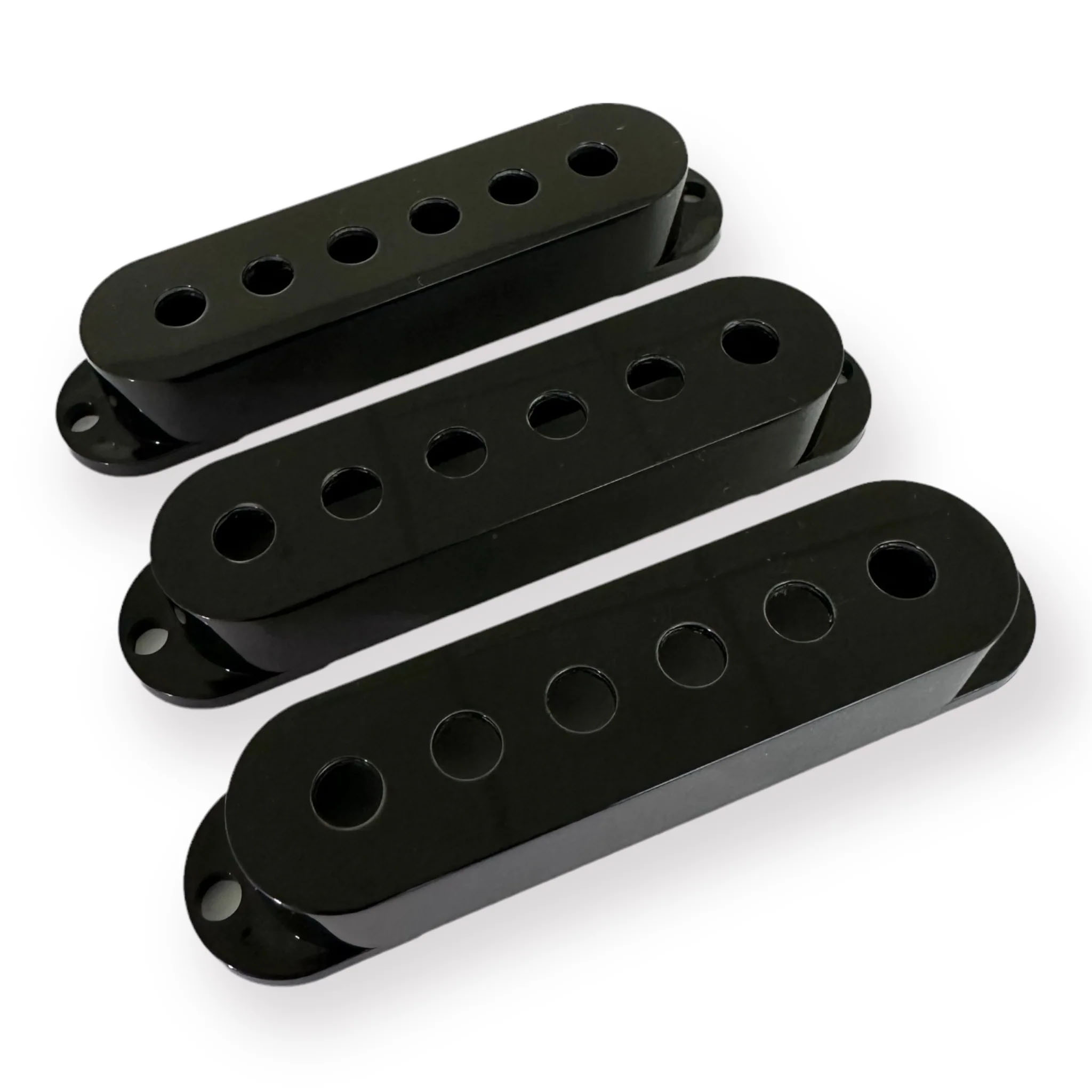 StewMac Pickup Cover Set with Modern Spacing, Black