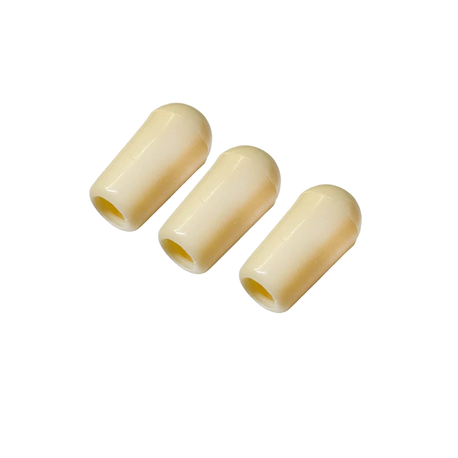Mandos de selector toggle StewMac - Paquete de 3 , crema