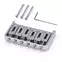 Puente Hardtail StewMac 6-String, cuerpo pasante, cromo Puente Hardtail StewMac 6-String, cuerpo pasante, cromo