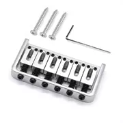 Puente Hardtail StewMac 6-String, cuerpo pasante, cromo satinado