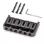 Puente Hardtail StewMac 6-String, cuerpo pasante, níquel negro Puente Hardtail StewMac 6-String, cuerpo pasante, níquel negro