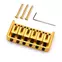 Puente Hardtail StewMac 6-String, cuerpo cruzado, oro satinado Puente Hardtail StewMac 6-String, cuerpo cruzado, oro satinado