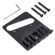 StewMac Puente 6-Saddle para Tele, Negro