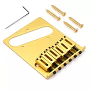 Puente moderno StewMac para tele, satinado dorado