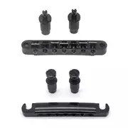 Puente y cordal StewMac Tune-o-matic de 7-String, negro