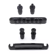 Puente y cordal StewMac Tune-o-matic de 7-String, negro satinado