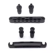 Puente y cordal StewMac Tune-o-matic de 7-String, negro satinado