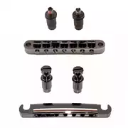 Puente y cordal StewMac Tune-o-matic de 7-String, níquel negro