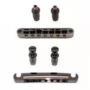 Puente y cordal StewMac Tune-o-matic de 7-String, níquel negro