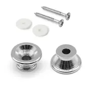 Botones de correa grande StewMac, cromados, juego de 2