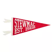 Merch de edición limitada StewMac, protector de fieltro retro StewMac