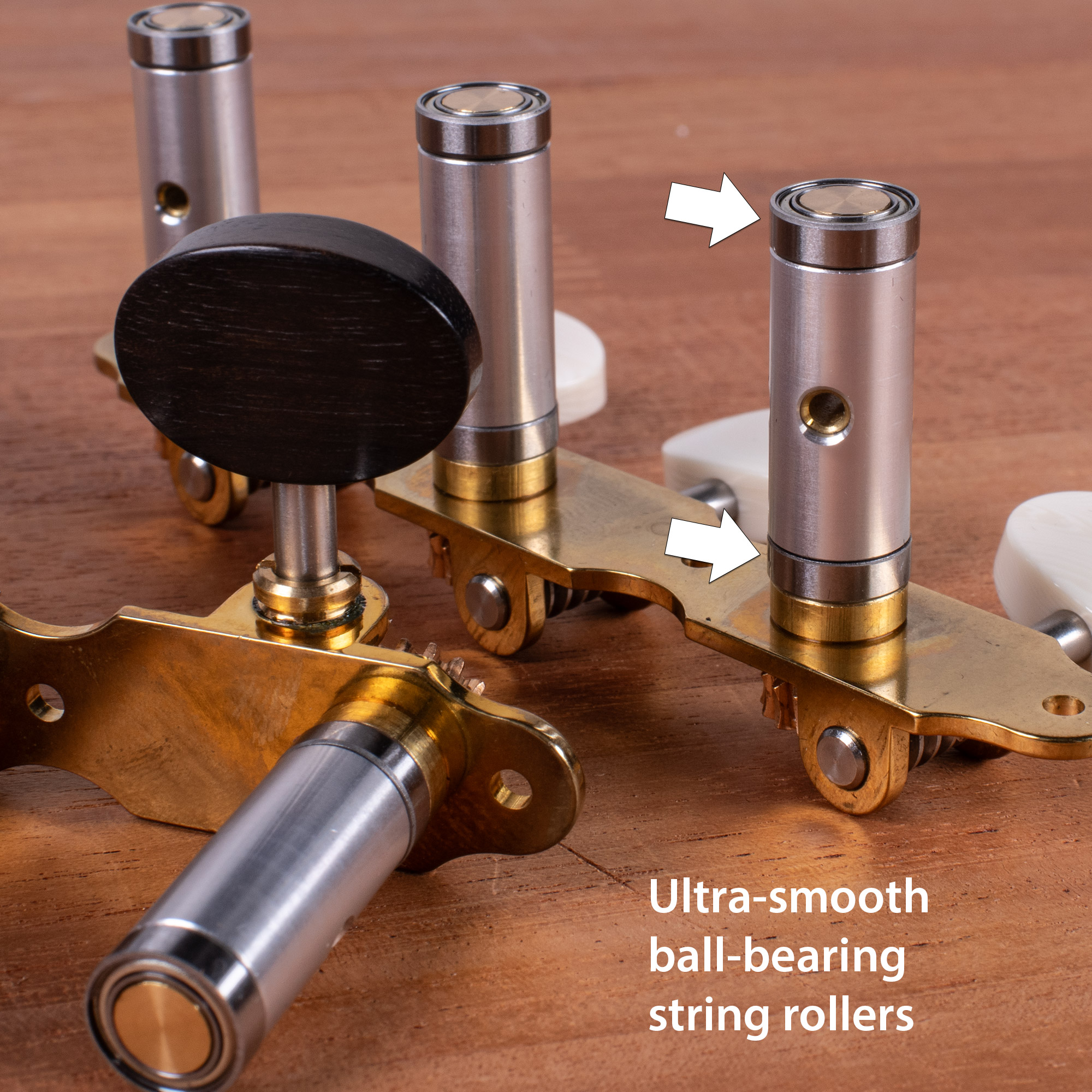 Clavijeros  para clásica Sloane Prototype de EDICIÓN LIMITADA con rodillos de aluminio