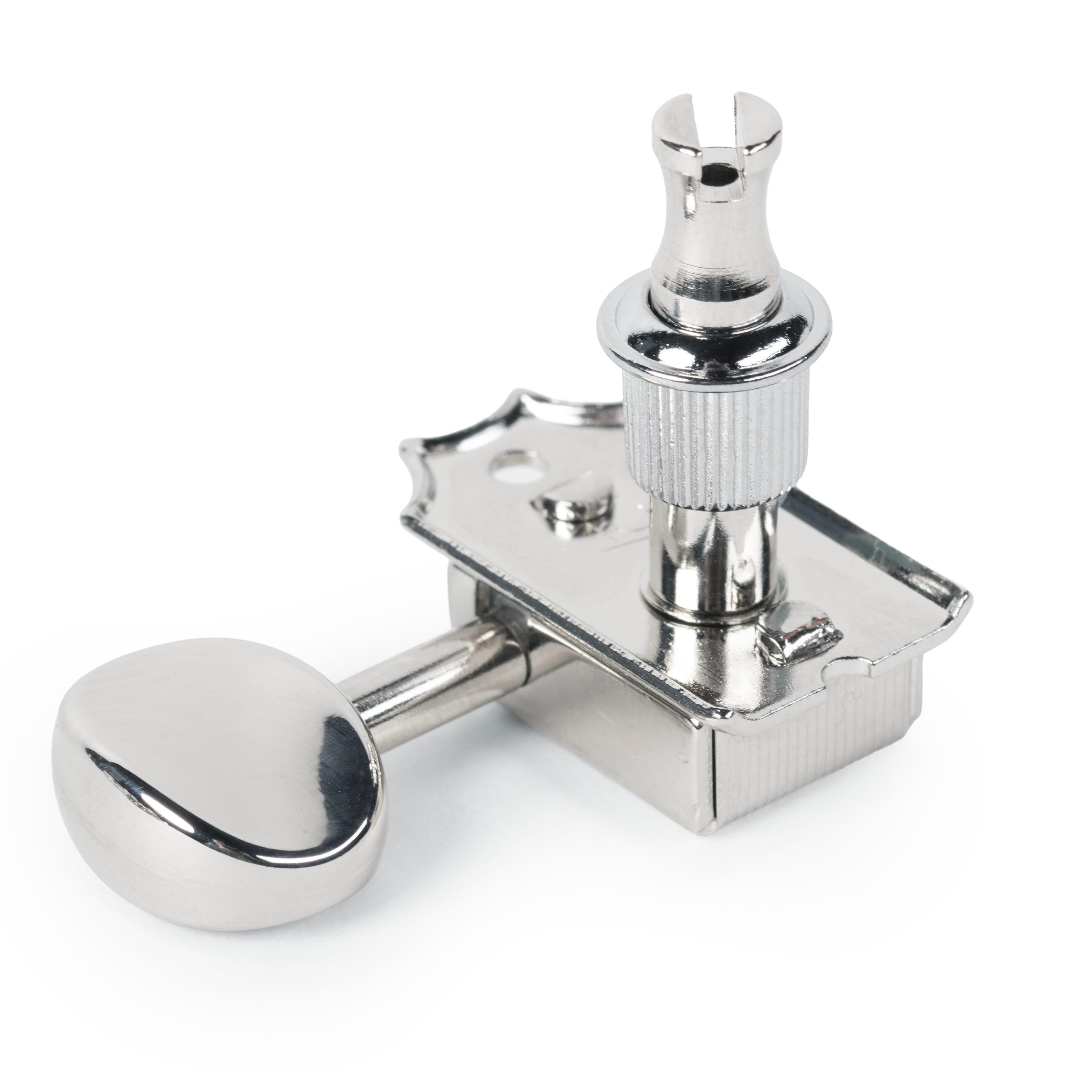 6-In-Line con perilla ovalada estilo vintage Golden Age clavijeros