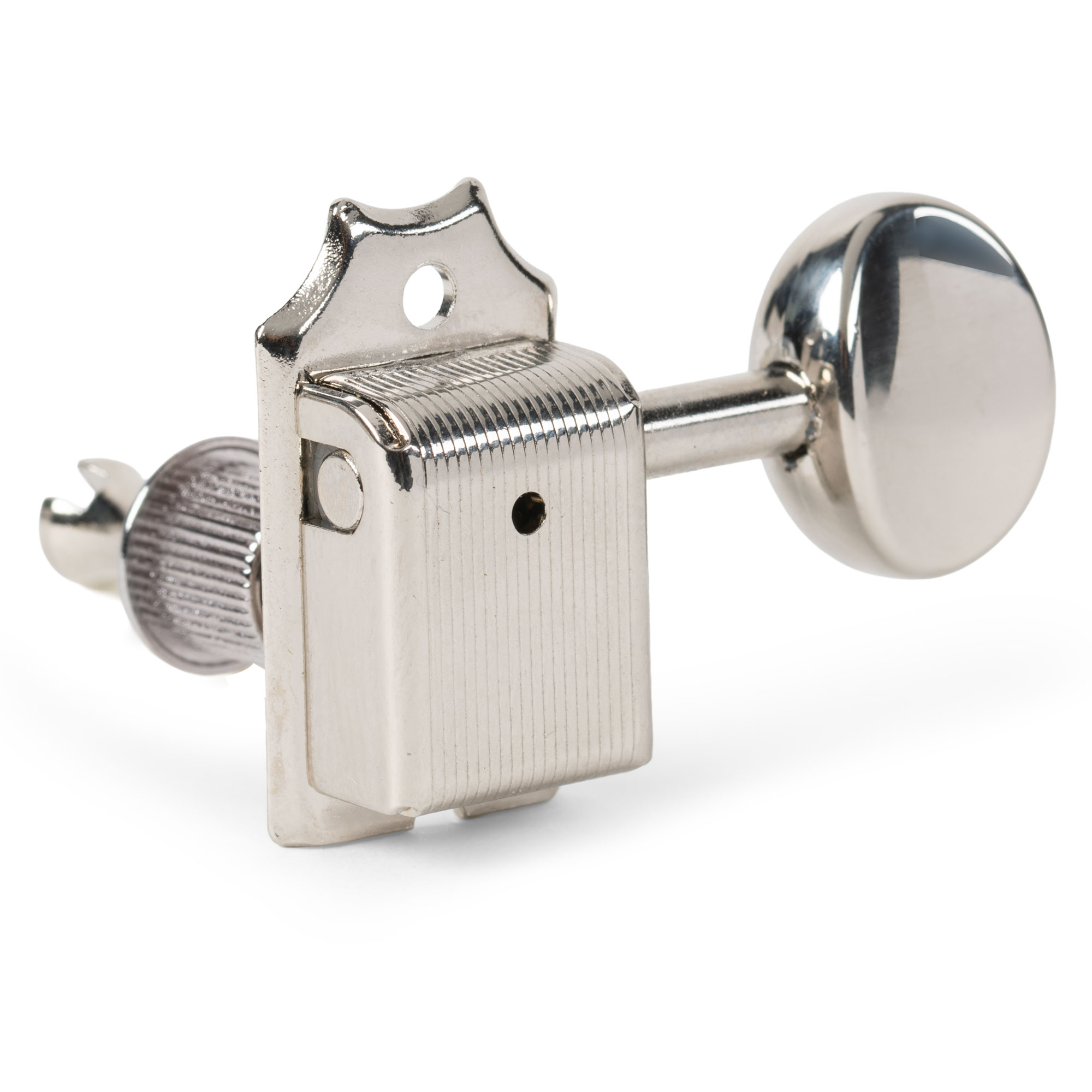 6-In-Line con perilla ovalada estilo vintage Golden Age clavijeros