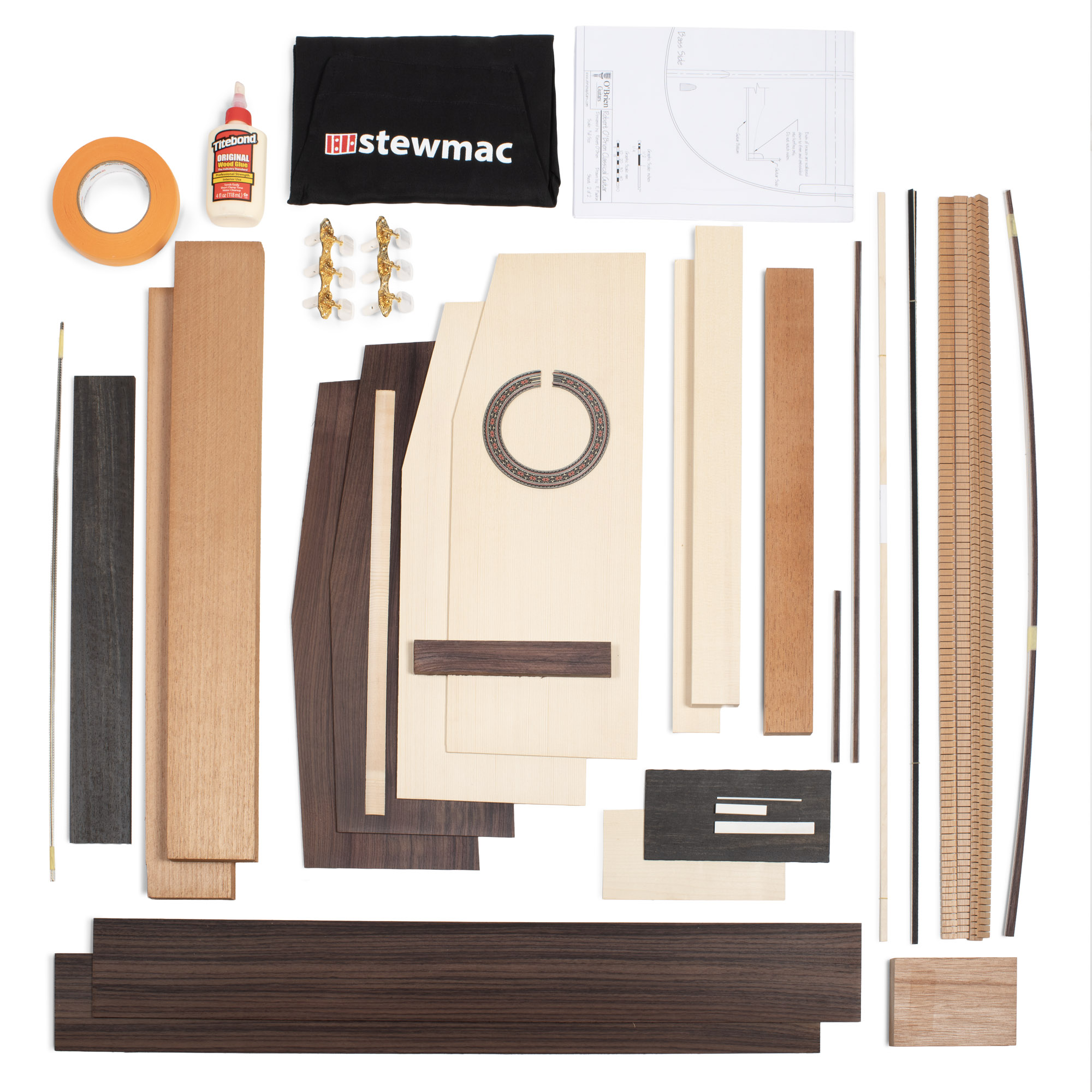 El kit de guitarra clásica sin servicio StewMac