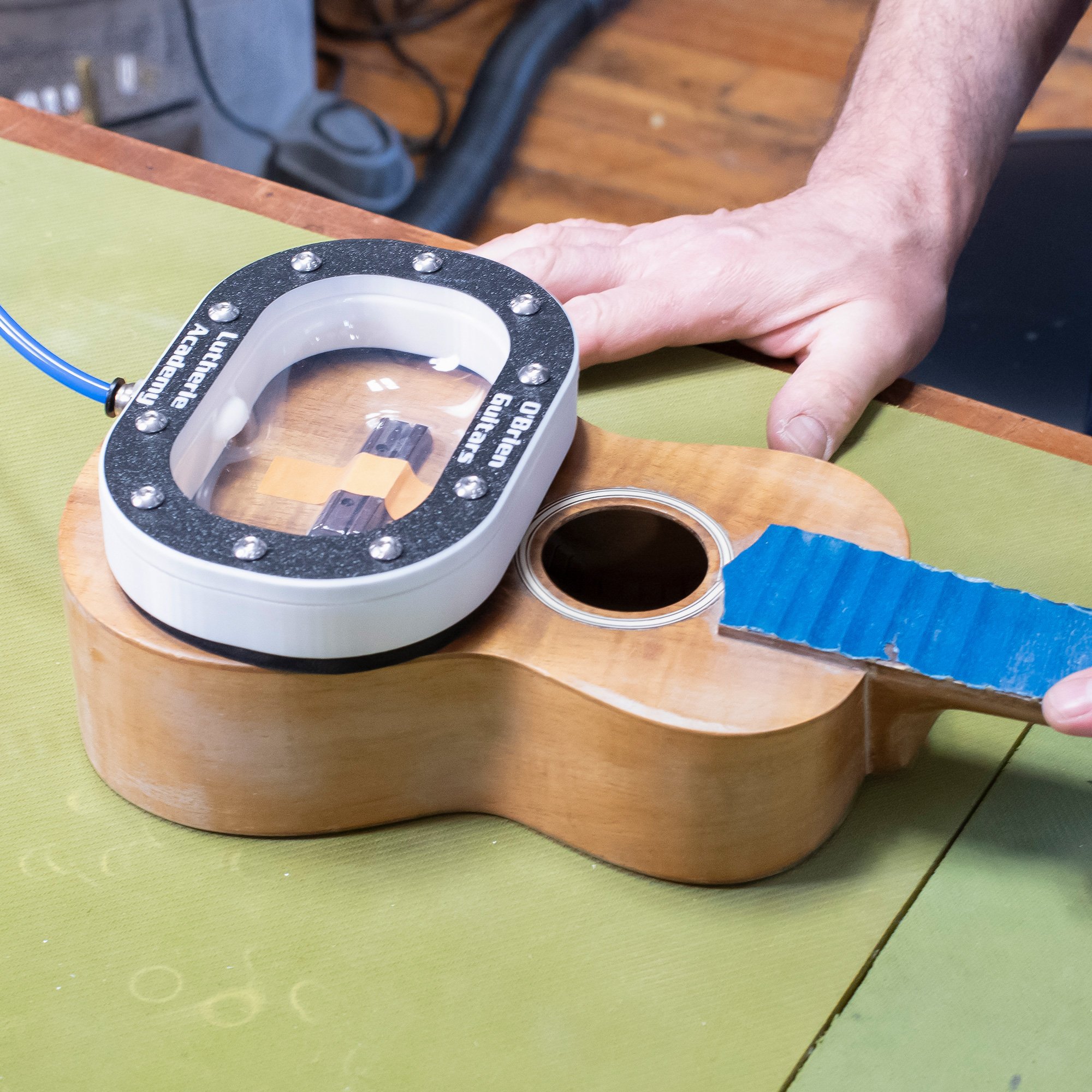 Abrazadera de vacío de puente