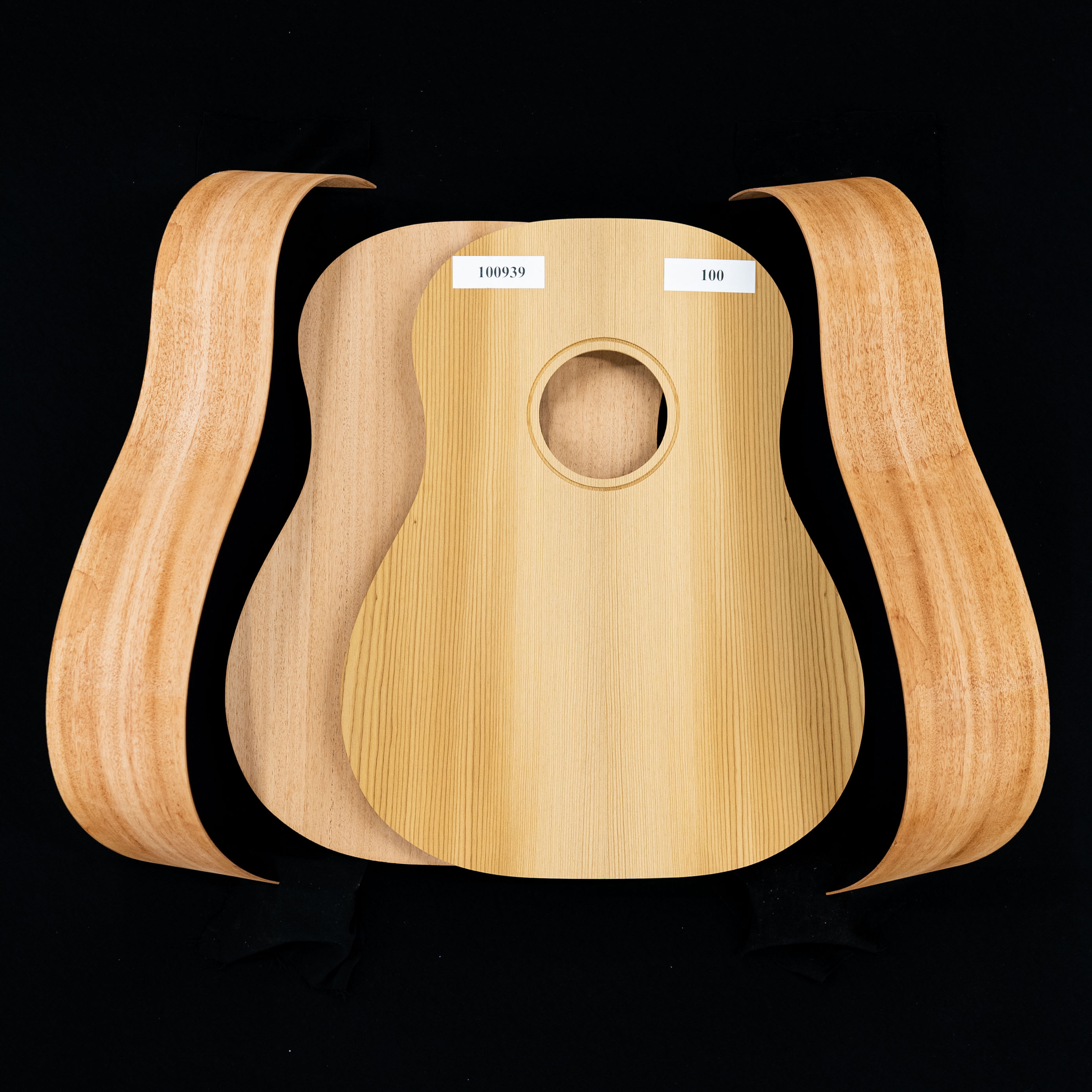 Jumbo-45 kit de guitarra acústica con abeto rojo torrefactado y caoba - 100 Jumbo-45 kit de guitarra acústica con abeto rojo torrefactado y caoba - 100