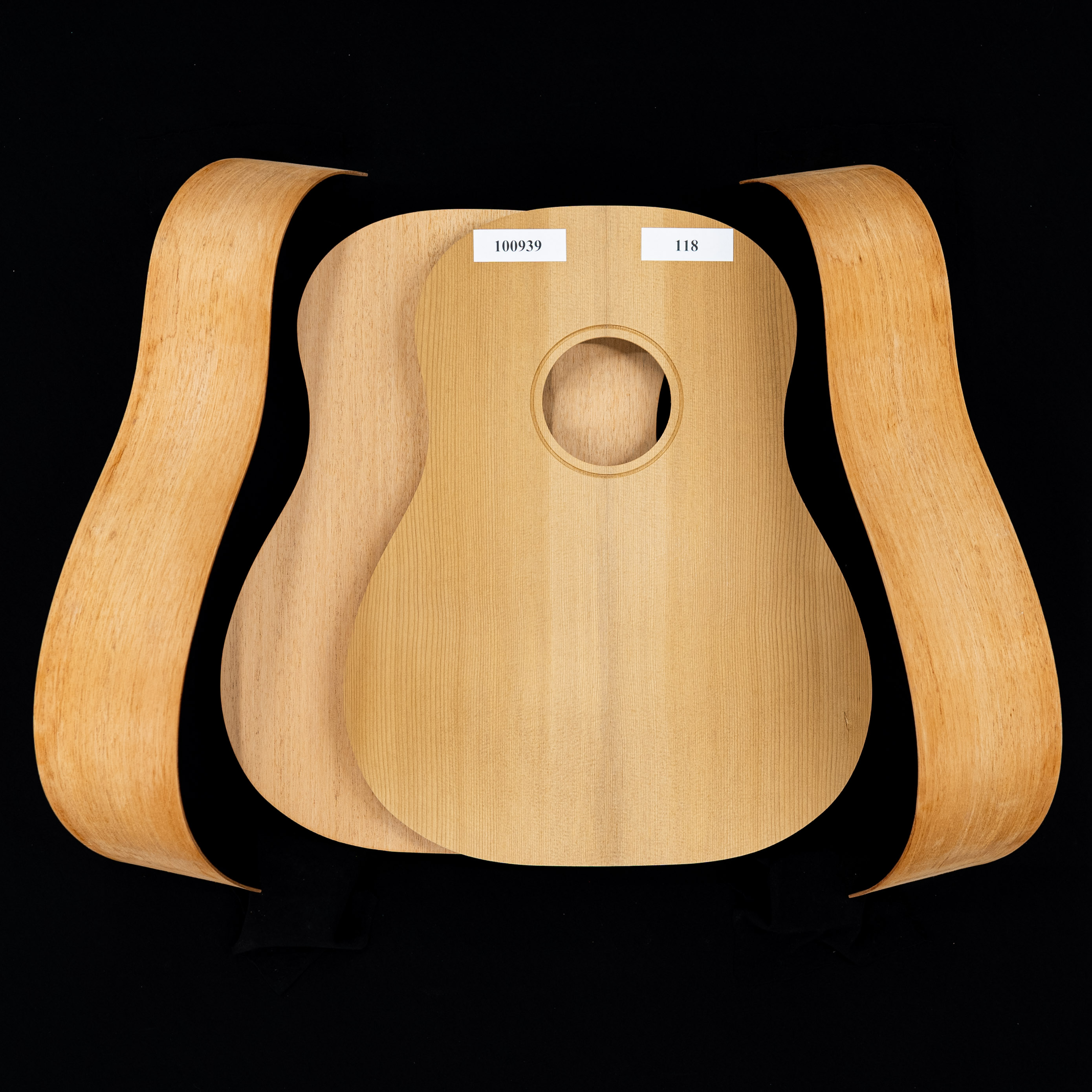 Jumbo-45 kit de guitarra acústica con abeto rojo torrefactado y caoba - 118 Jumbo-45 kit de guitarra acústica con abeto rojo torrefactado y caoba - 118