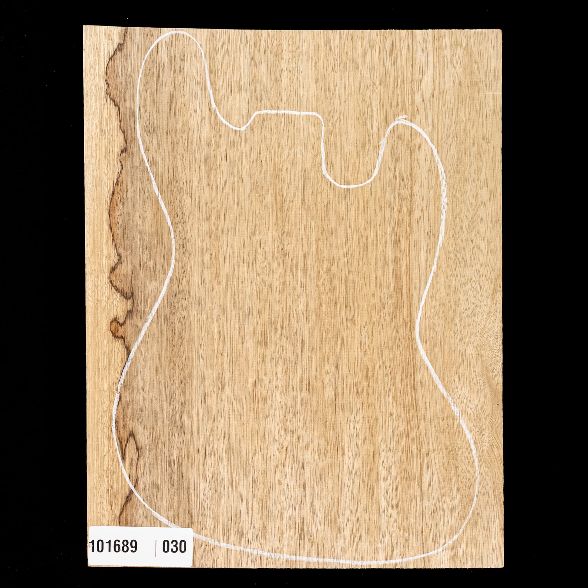 Limba negro sobredimensionado cuerpo en bruto, 1-Piece (10,6 lb) - 030 Limba negro sobredimensionado cuerpo en bruto, 1-Piece (10,6 lb) - 030