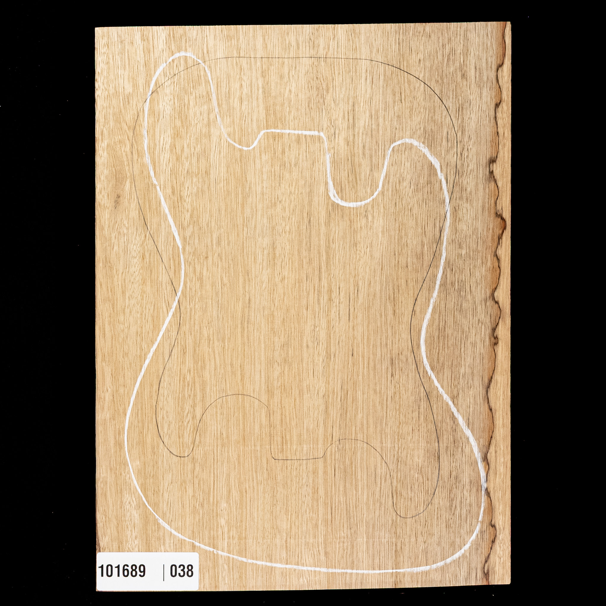 Limba negro sobredimensionado cuerpo en bruto, 1-Piece (11 lb) - 038 Limba negro sobredimensionado cuerpo en bruto, 1-Piece (11 lb) - 038