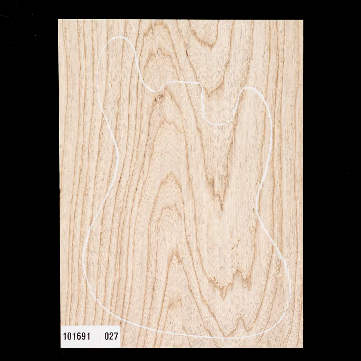 Cuerpo ancho en blanco de fresno del pantano, 2-Piece (11 lb) - 027 Cuerpo ancho en blanco de fresno del pantano, 2-Piece (11 lb) - 027