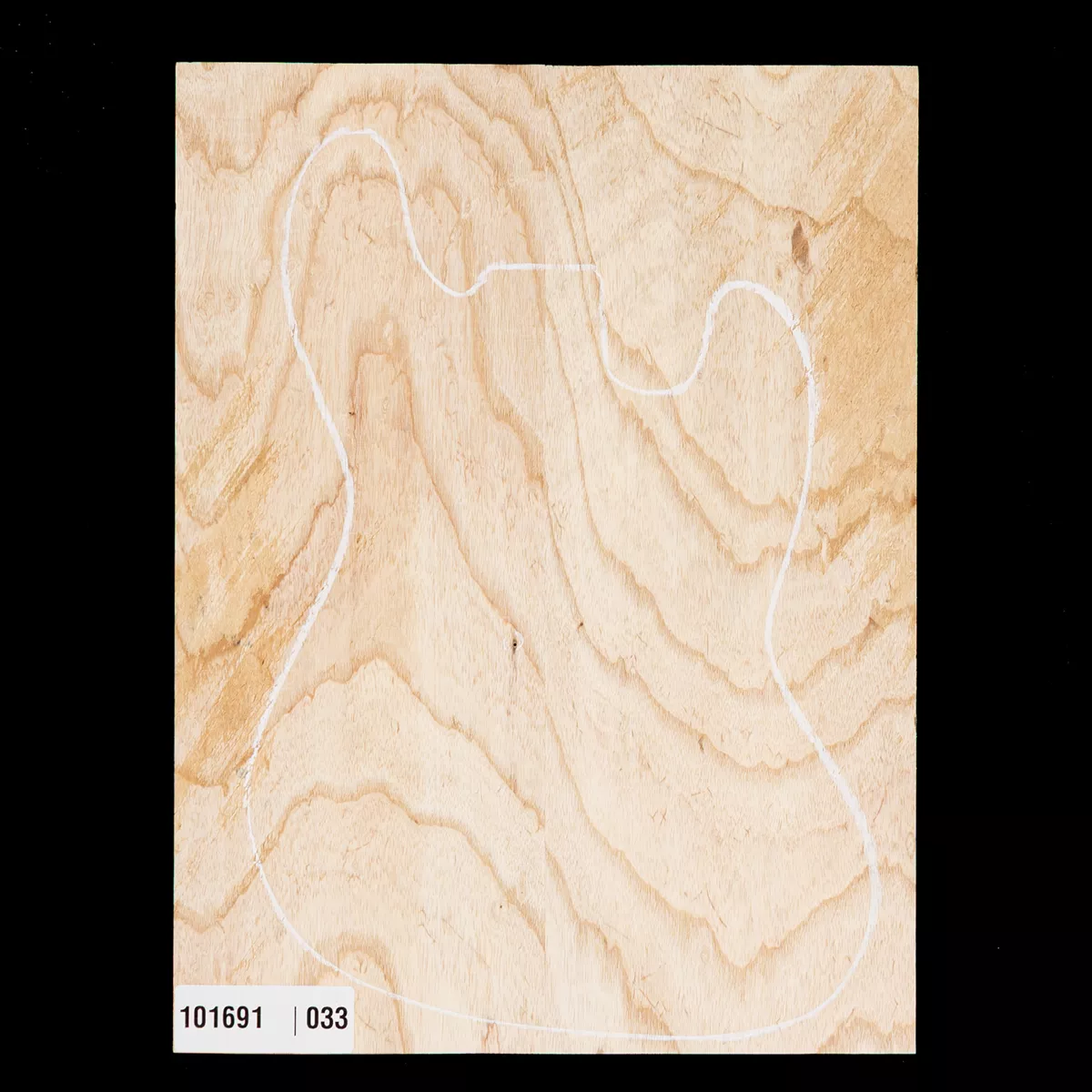 Cuerpo ancho en blanco de fresno del pantano, 2-Piece (9,6 lb) - 033 Cuerpo ancho en blanco de fresno del pantano, 2-Piece (9,6 lb) - 033