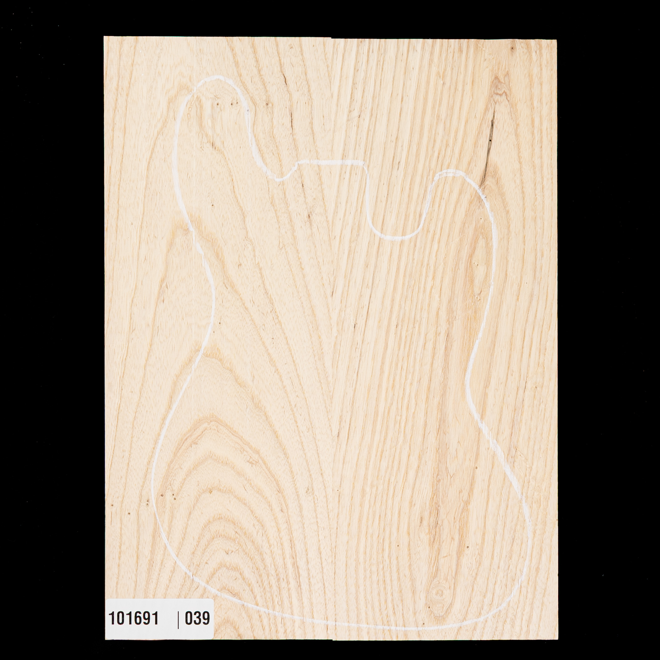 Cuerpo cuerpo en bruto sobredimensionado de fresno del pantano, 2-Piece (13,6 lb) - 039