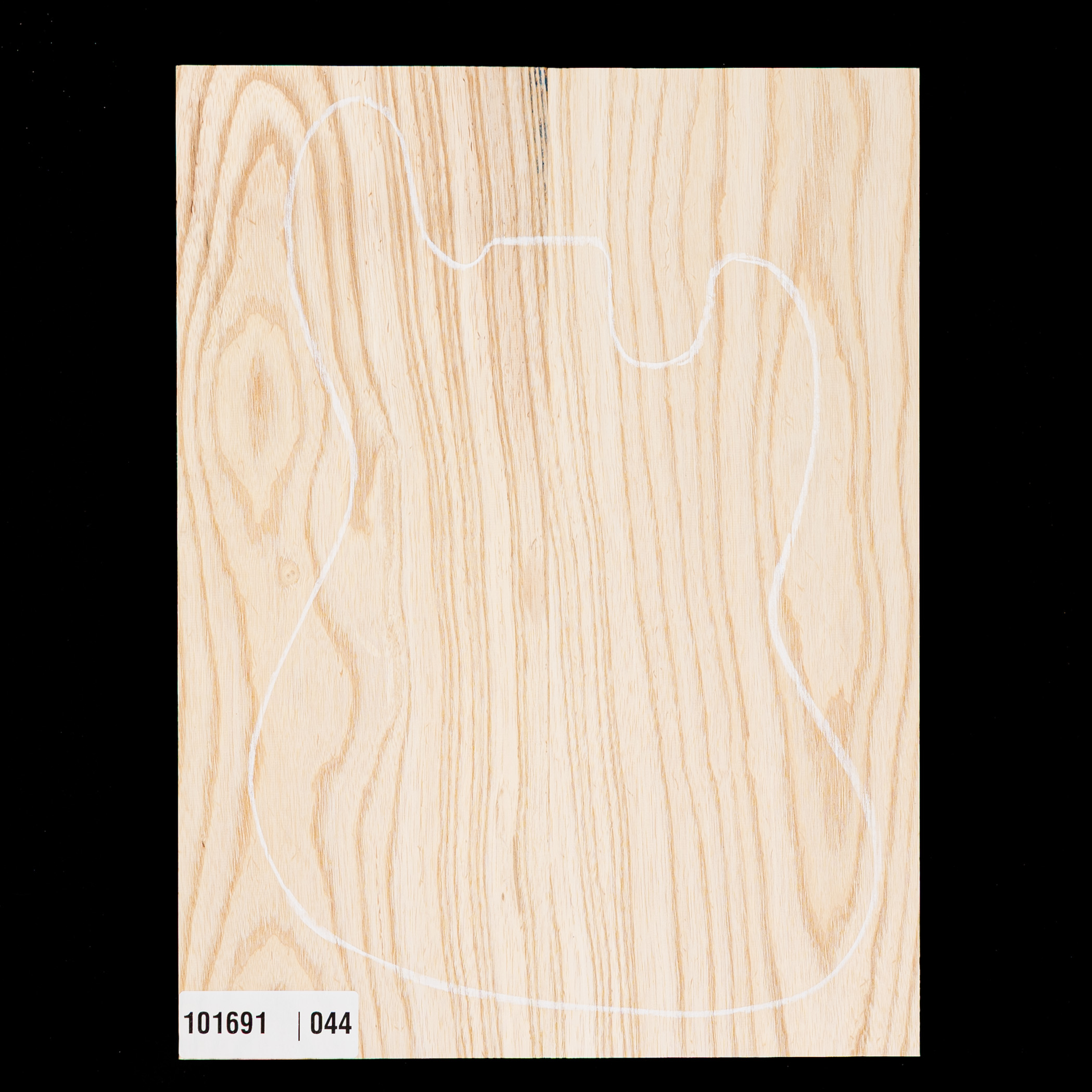 Cuerpo cuerpo en bruto sobredimensionado de fresno del pantano, 2-Piece (12 lb) - 044