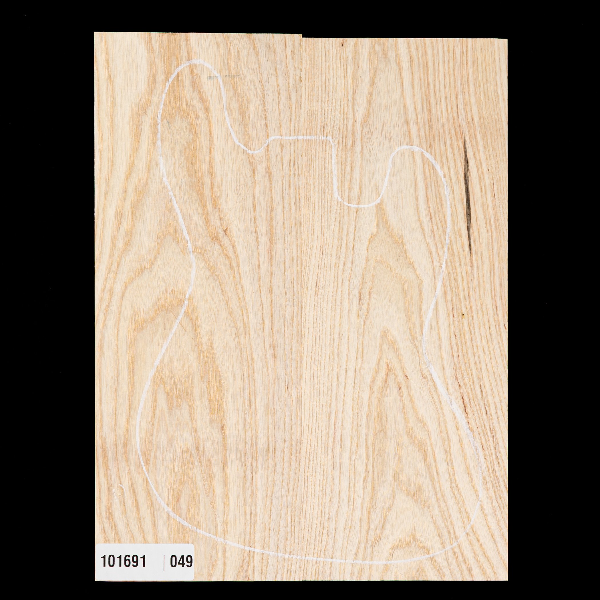 Swamp Ash Oversized Body Blank, 2-Piece (12.5 lb) - 049