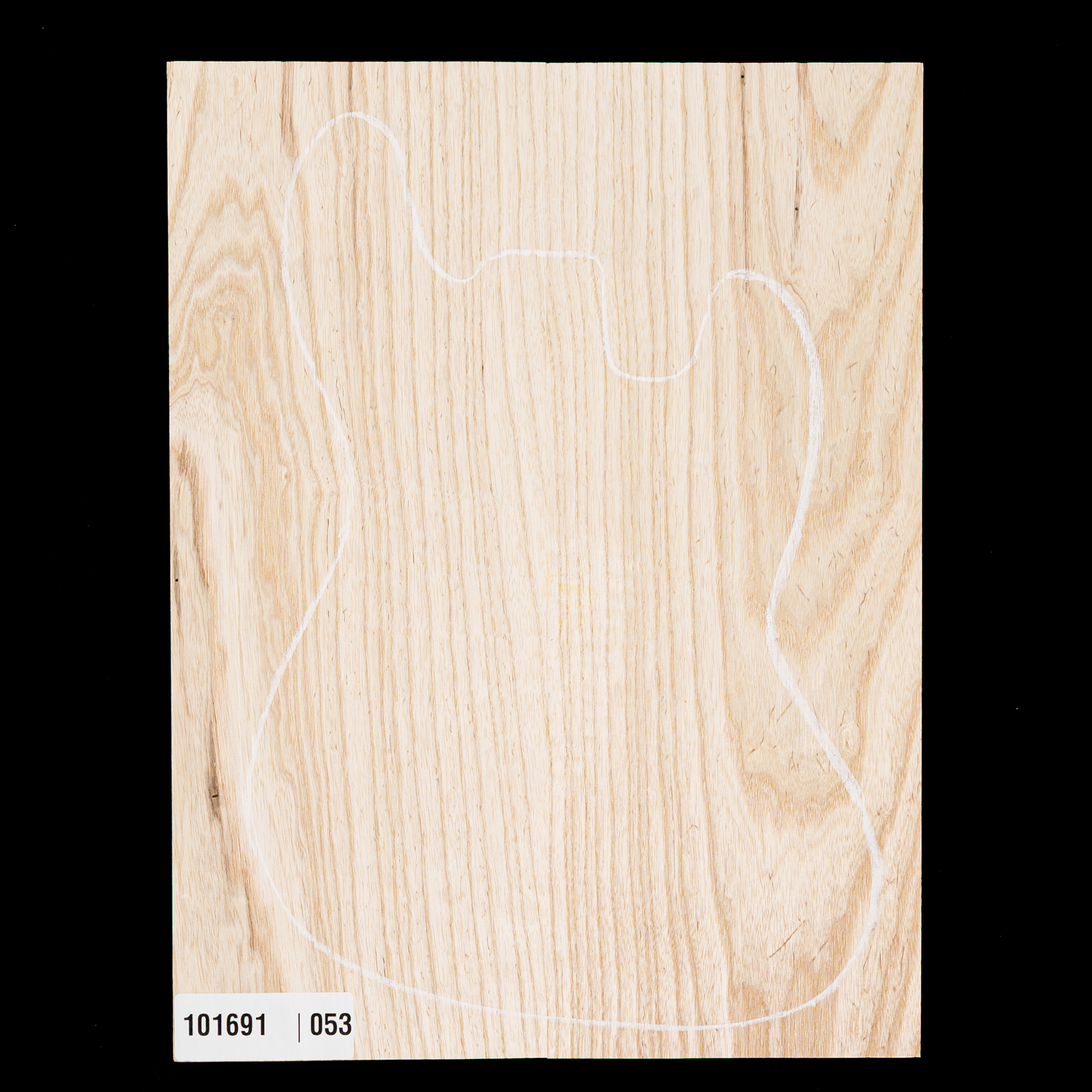 Cuerpo cuerpo en bruto sobredimensionado de fresno del pantano, 2-Piece (13,1 lb) - 053