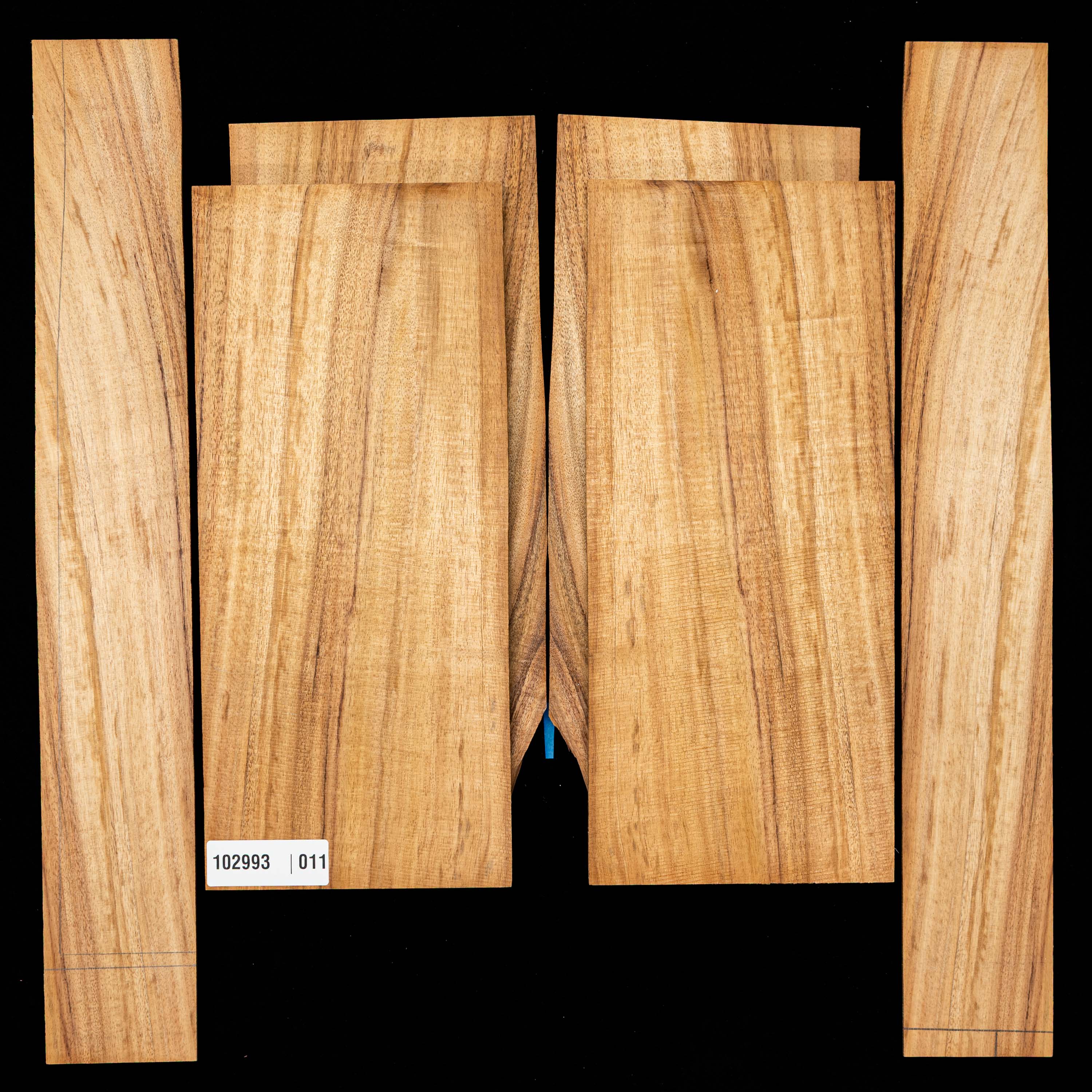 Top Koa + Set de fondo y aros - 011